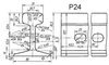 Рельсы узкой колеи Р-24 ГОСТ 5876-82 бу износ 2мм