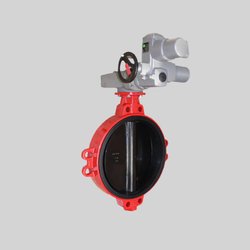 Поворотный затвор ГРАНВЭЛ ЗПВС Ду300-600мм с электроприводом AUMA