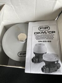 Мембранный клапан PP-H м​уфтовый, EPDM d 32 FIP, ​Италия