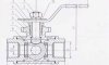 Кран шаровый нержавеющий 3-ходовой T-образный DN 10-50