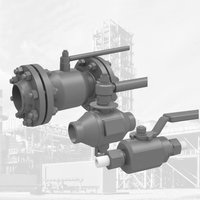 Кран шаровый ПТ39150-100 Ду100 Ру1,6Мпа 