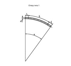 Отвод ГО I 19°-530(8К60)-5,4(7,02)-0,825-50Dн-20 с изоляцией