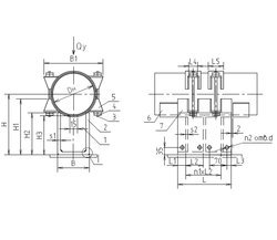 ​Опора БХ-А-9-К48-0-0-Х-1-С0 МУК № П4-06.03 М-0176 (1.00)