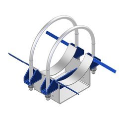 Опора ОПХ2-530-100-09Г2С-У1 с ложементом «ИЗОЛ»